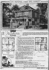 Photograph of a Sears Kit House catalog page showing the Fullerton.