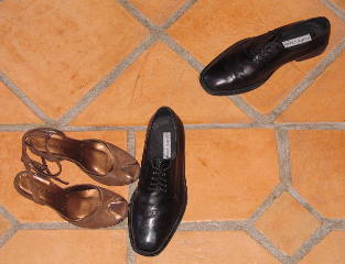 Photograph of tango shoes (C) Daniel Friedman