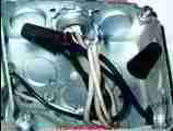 Photograph of ALUMINUM WIRE in a junction box.