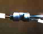 Photo of the AMP COPALUM aluminum wiring connector recommended by the US CPSC