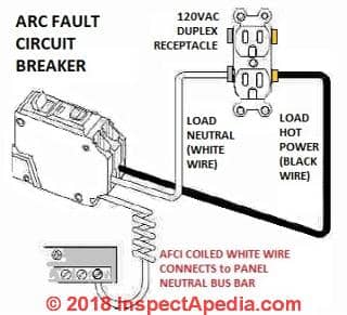 AFCI wiring hookup diagram