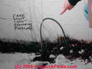 Fake electrical ground rod (C) Daniel Friedman