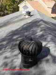 Turbine vent shown on rooftop (C) Daniel Friedman