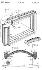 Kazmierski-Patent-US4140338 asbestos fabric HVAC vibration dampener  described as a "high temperature expansion joint cited & discussed at InspectApedia.com