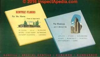 Kentile residential & commercial floor brands 1952 Catalog (C) InspectApedia