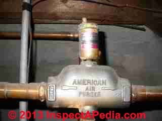 American air scoop with float type air purge valve atop (C) Daniel Friedman