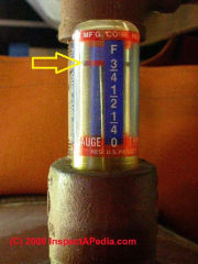 Heating oil tank gauge (C) Daniel Friedman