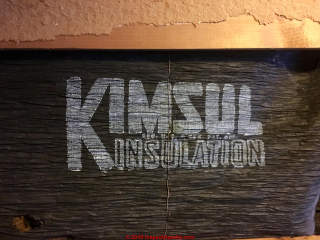 Kimsul insulation (C) Inspectpedia.com  Frank W