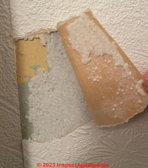 paper-backed closed-cell polyethylene foam insulation (C) InspectApedia.com Cli