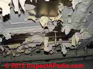 Water damaged metal ceiling (C) InspectApediia JN
