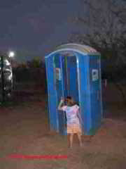 Portpotty "outhouse" john in Tucson AZ (C) Daniel Friedman