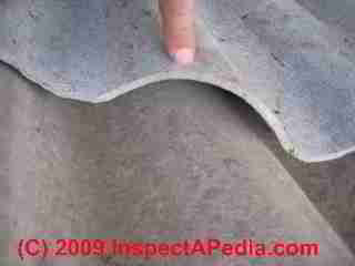 Corrugated fiber cement roofing (C) Daniel Friedman