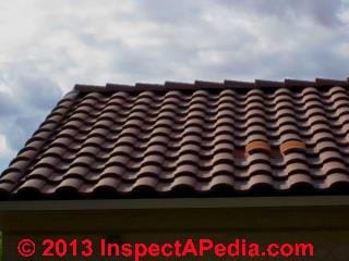 Clay tile roof in Phoenix Arizona (C) Daniel Friedman
