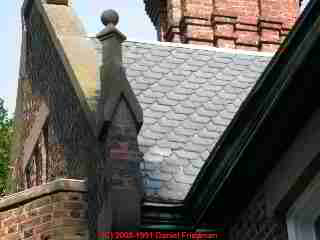 Dutch Lap slate roofing pattern