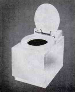 Destroilet incinerating toilet, Popular Mechanics December 1968