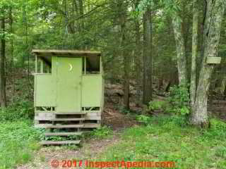 Outhouse on the Applachin Trail, Dutchess County NY (C) Daniel Friedman