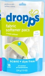 Dropps laundry detergent, unscented, dye free 