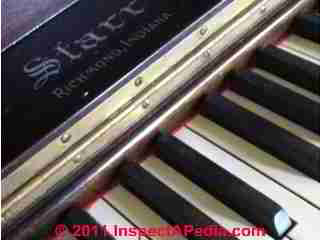 Starr piano keyboard © D Friedman at InspectApedia.com 