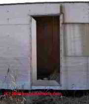 Bad mobile home door (C) Daniel Friedman