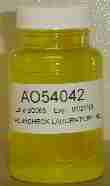 Photograph of a total <EM>Coliform</EM> test with <EM>Coliform</EM> present - liquid turns yellow