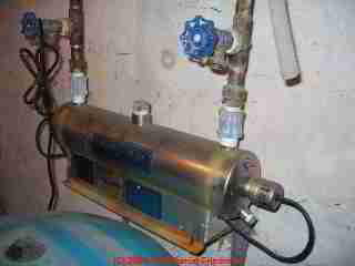 Photo of a UV light water sterilizer - ugh