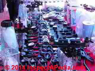 Appliance repair parts for sale at the Tuesday Market, San Miguel de Allende, Guanajuato, Mexico (C) Daniel Friedman