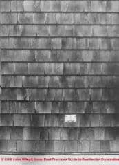 Figure 1-19 wood shingle siding (C) J Wiley & Sons