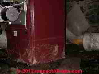 Flooded heating boiler (C) Daniel Friedman