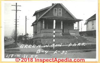 Possible Sears Kit house in Seattle WA (C) InspectApedia.com Tegan