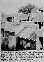 La Vereda passive solar condominiums, Santa Fe NM ca 1983 (C) Daniel Friedman, Steven Bliss, Solar Age