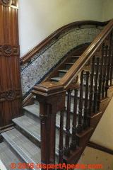 Continuous stairway handrailing in London U.K. (C) Daniel Friedman