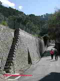 Scary stairs in Mallorca © D Friedman at InspectApedia.com 