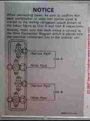 Photograph of a split system air conditioner (C) Daniel Friedman