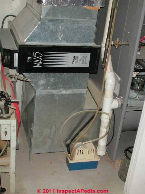 How do you remove bad smells from a central air system?
