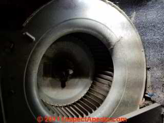 Cleaning the blower assembly of an air handler unit  (C) Daniel Friedman James Agzigian