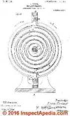 Creux scroll compressor patent illustration (C) InspectApedia.com 