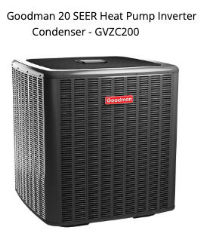 Goodman 4 Ton Heat Pump 19 SEER Inverter Split System cited & discussed at InspectApedia.com