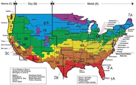 U.S. energy zone map - at InspectApedia.com