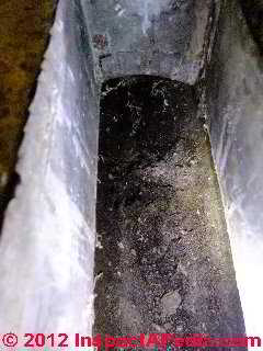 In slab air duct floor register - starting point for investigation (C) Daniel Friedman