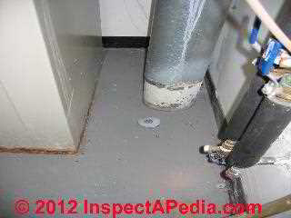Water and rodents in air duct © D Friedman at InspectApedia.com 