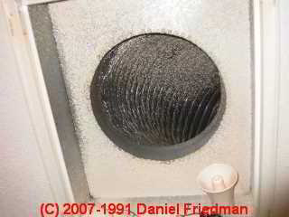 Photo of paint spray inside of hvac flex duct (C) Daniel Friedman