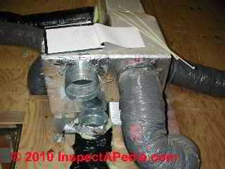 Supply duct leak (C) Daniel Friedman