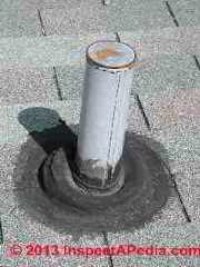 Type B gas vent unsafe installation (C) Daniel Friedman