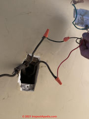 1920s electrical wiring details (C) InspectApedia.com anon