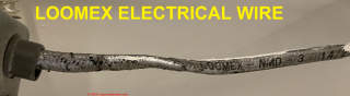 Loomex electrical wire (C) InspectApedia.com Gonda