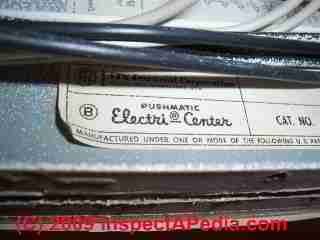 Pushmatic panel label (C) Daniel Friedman