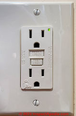 GFCI wall receptacle or 