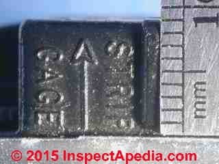 Strip gauge dimensions on a pressure plate screw clamp connector of an electrical receptacle (C) Daniel Friedman