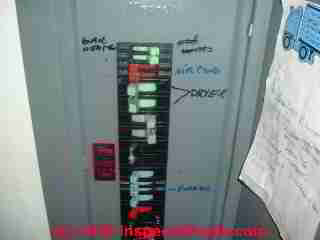 Labeling breakers in a panel (C) Daniel Friedman