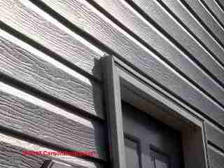 Shiplap or drop lap vinyl siding profile (C) Carson Dunlop Associates